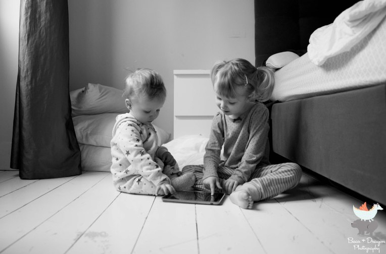 Taking time to chill with little brother