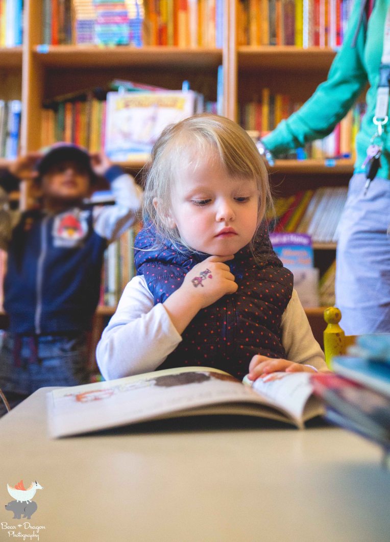 Deep in thought. Is this my book? 